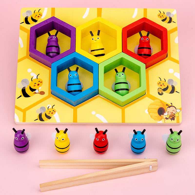 Wooden Honey Bee Box