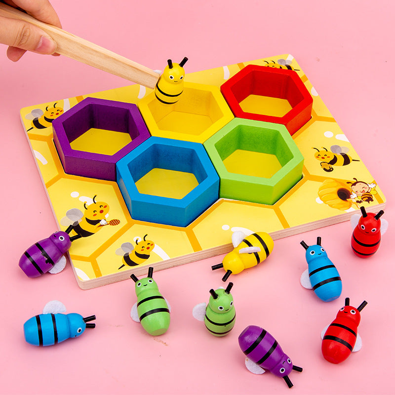 Wooden Honey Bee Box