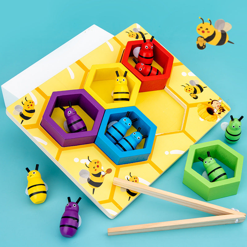 Wooden Honey Bee Box