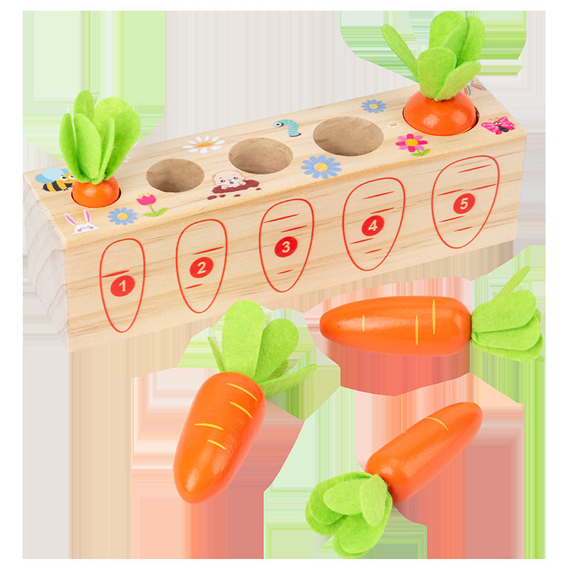 Harvest Carrots Number Eye testing Game