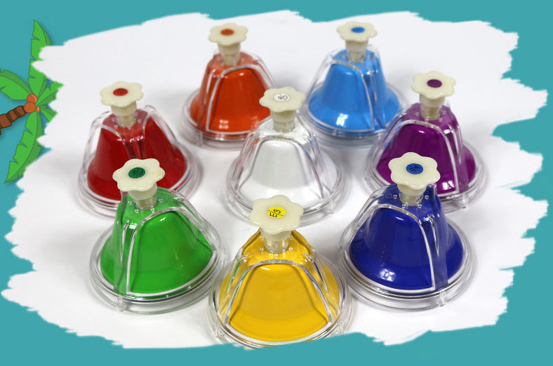 奧福樂器 - Rainbow 8 Note Touch Bells