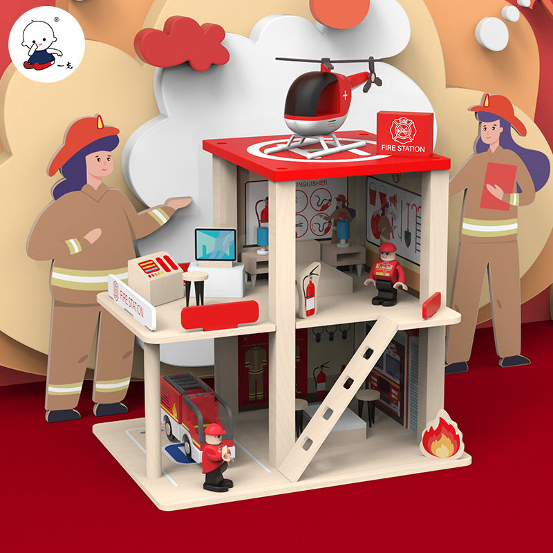 Wooden Fire Station