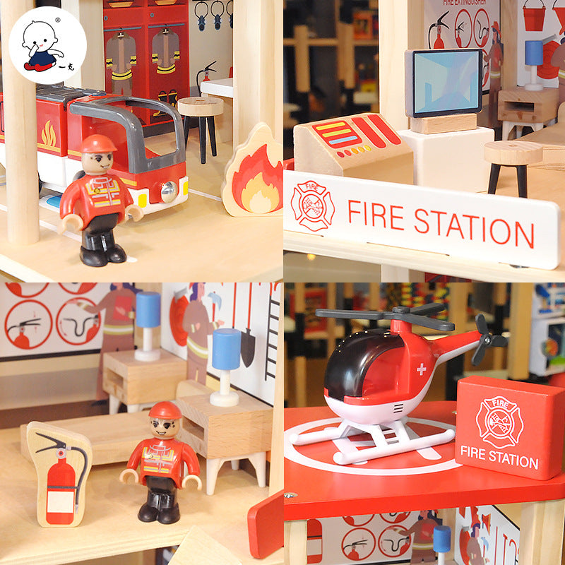 Wooden Fire Station