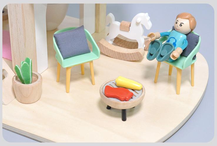 Portable Nordic Doll House