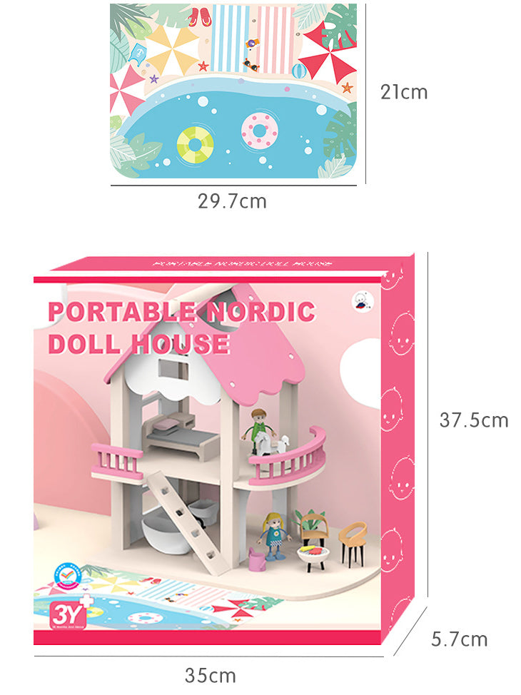 Portable Nordic Doll House