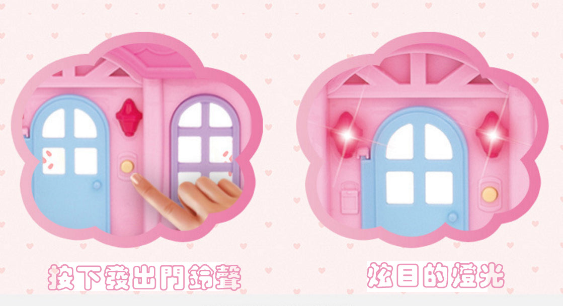 Mini Portable Folding Doll House