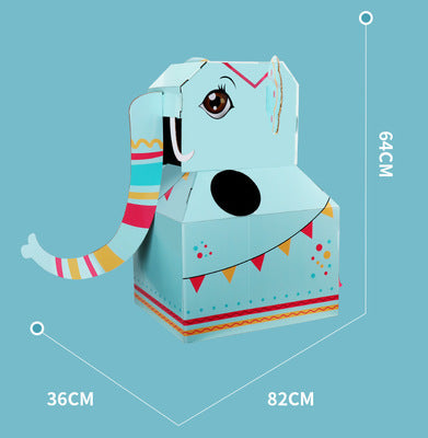 DIY Cardboard Animal Cosplay