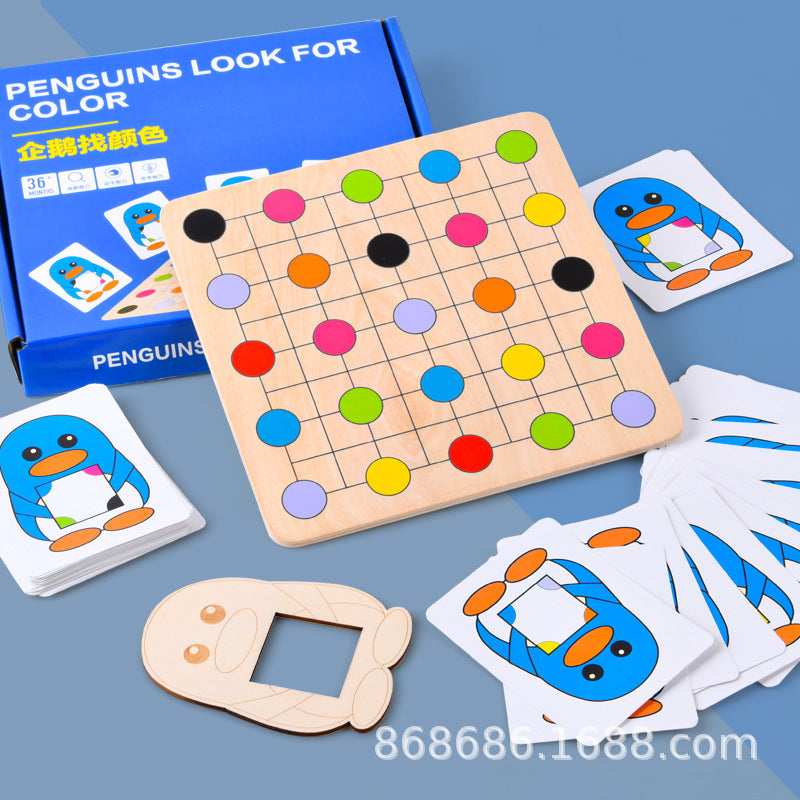 Penguins Look For Color