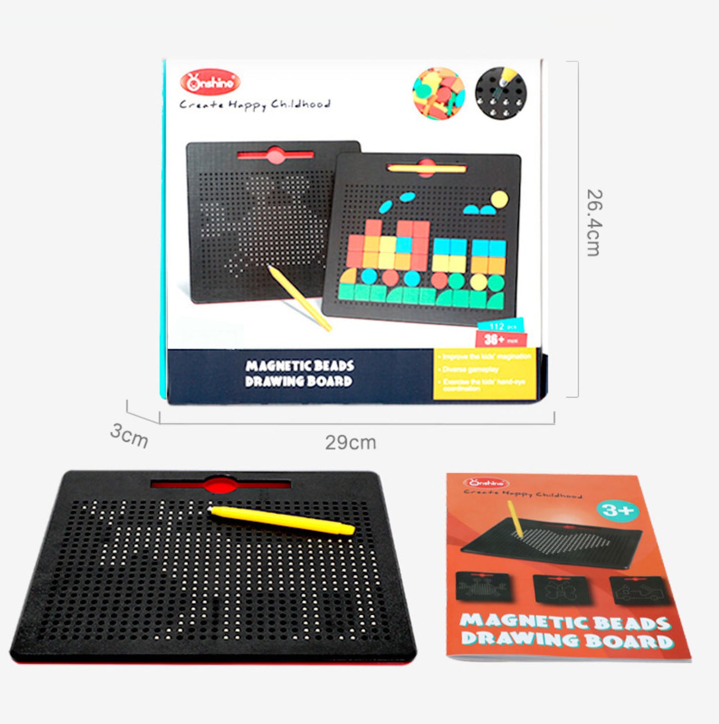 Onshine Magnetic Beads Drawing Board (Large)
