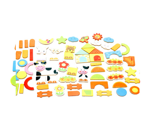 Magnetic Puzzle - Farm Spells Happily
