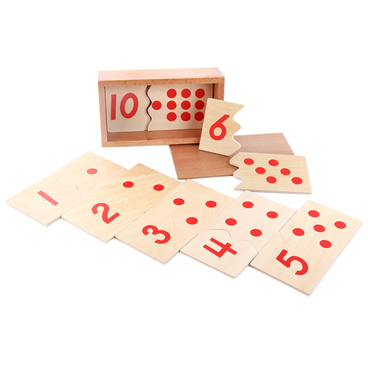 Montessori 1-10 number puzzle