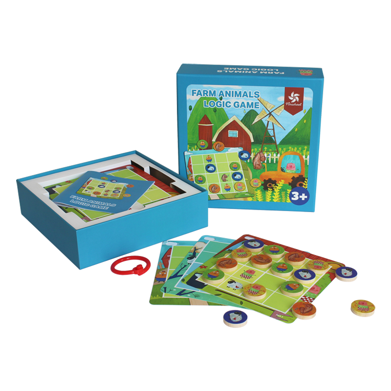 Pinwheel - Farm Animals Logic Game