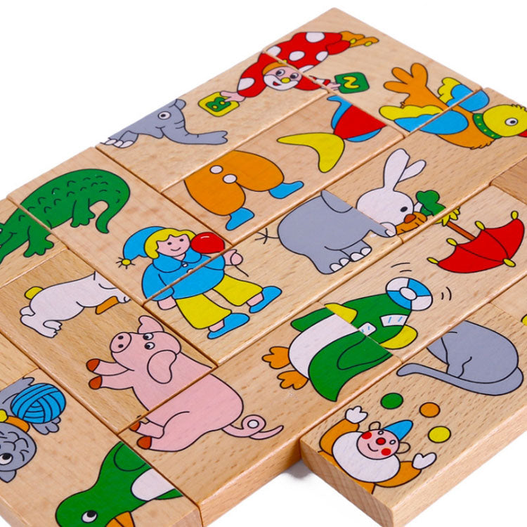 Wooden Animals Domino