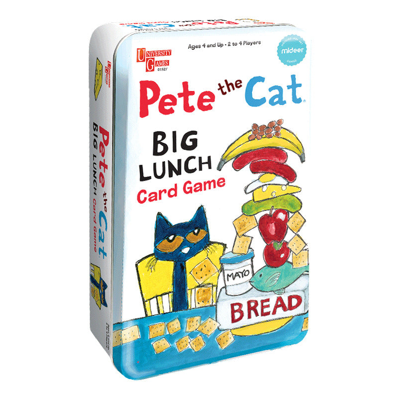 PETE THE CAT BIG LUNCH CARD GAME TIN