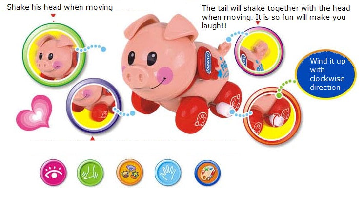 Wind-up Happy Pig