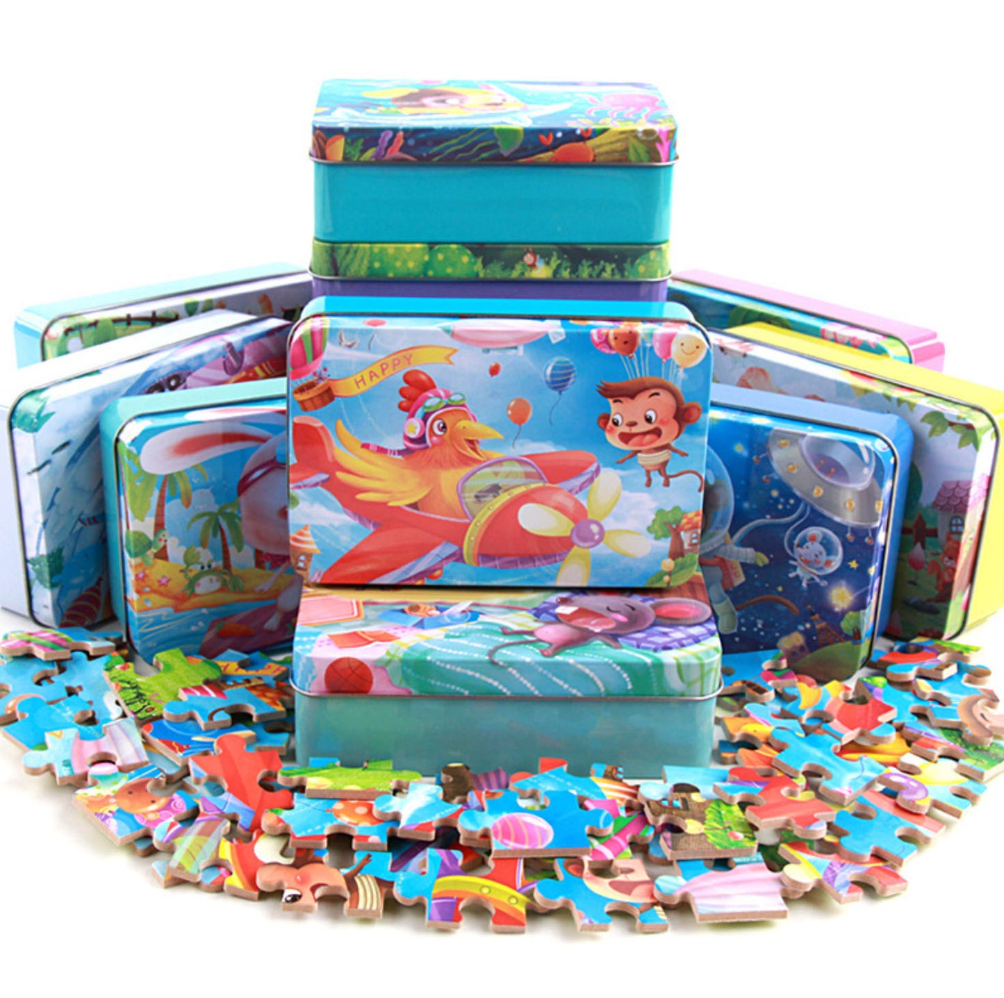 60 pieces Puzzle (Tin Box)