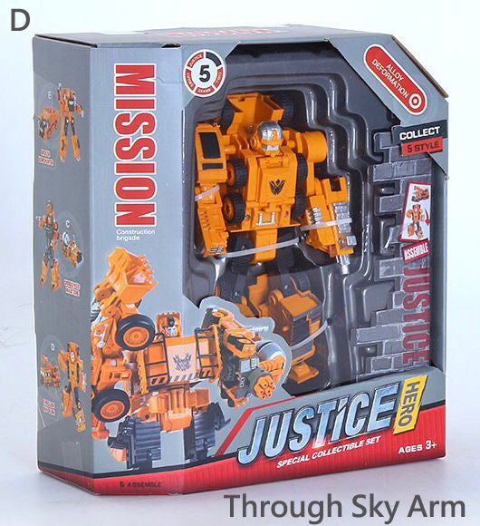 Justice Hero Alloy Deformation Robot