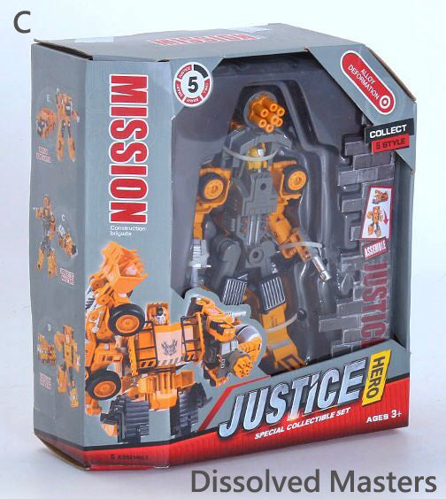Justice Hero Alloy Deformation Robot