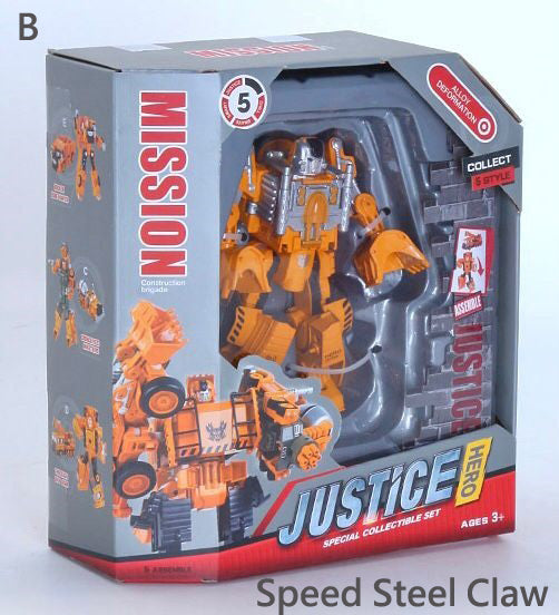 Justice Hero Alloy Deformation Robot