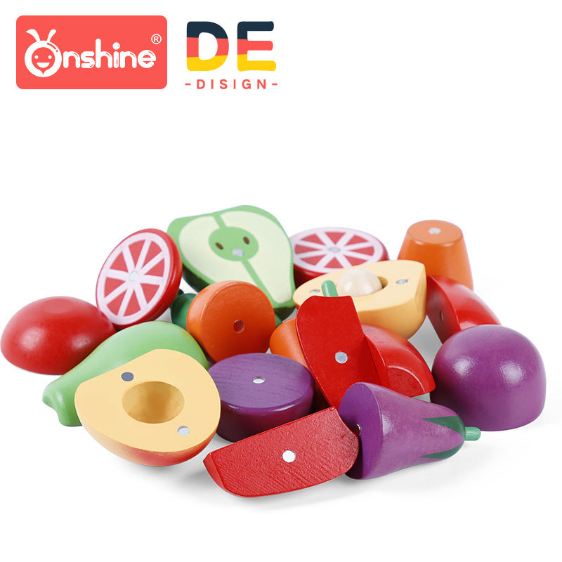 Onshine Wooden Fruits and Vegetables Set