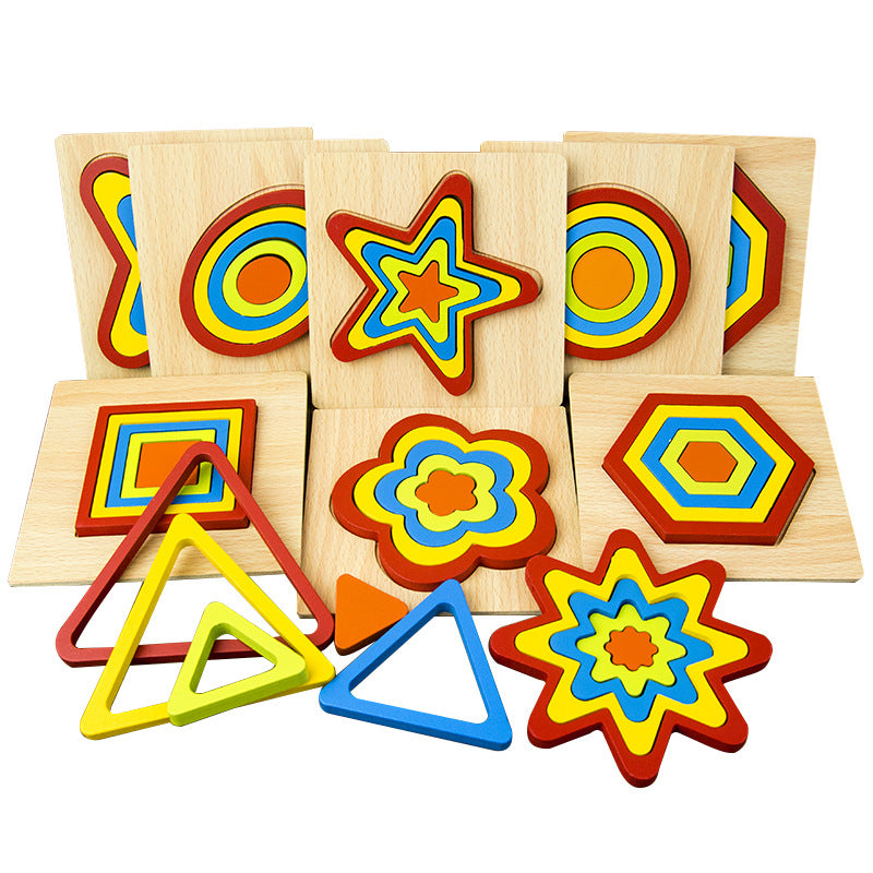 Learning Size with Shape Puzzles (Set of 10)