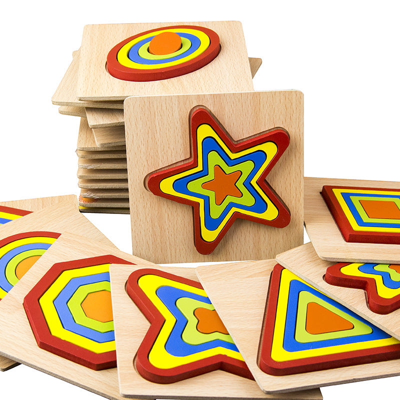 Learning Size with Shape Puzzles (Set of 10)