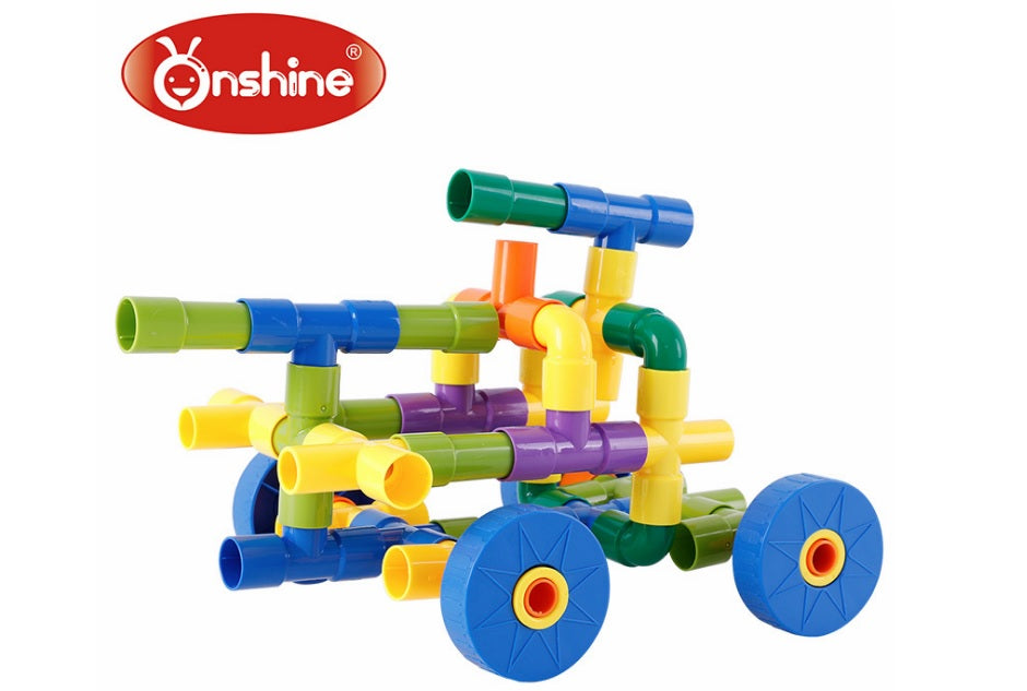 Onshine water pipe plug match building blocks (72pcs)
