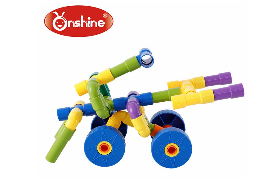 Onshine water pipe plug match building blocks (72pcs)