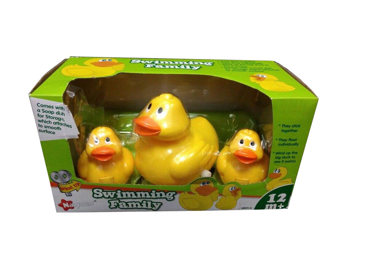 Wind Up Swimming Ducks Family