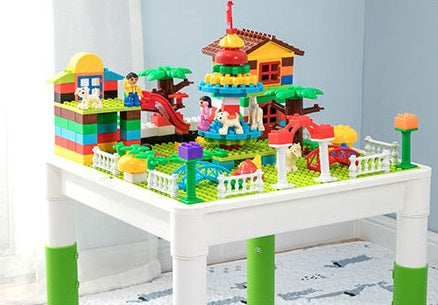 Liftable Multi-functional Building Blocks Table