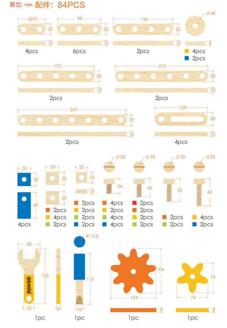 Nut Sets(84 Pcs)