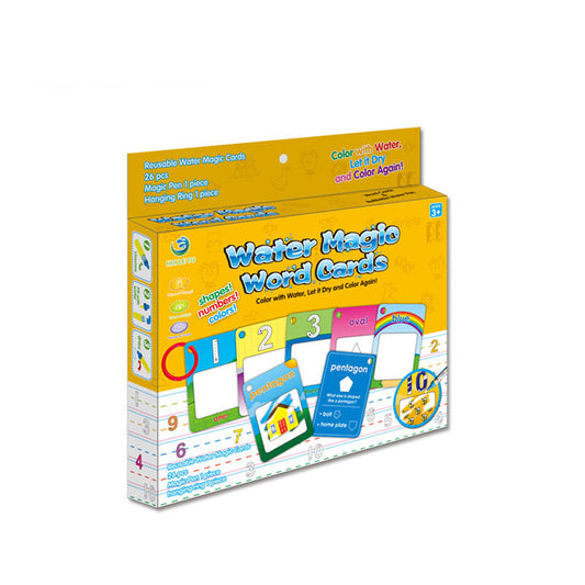 Water Magic Word Cards - Number and Shape