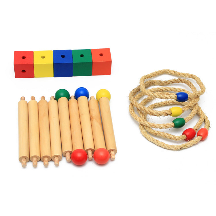 Montessori Ring Toss Game