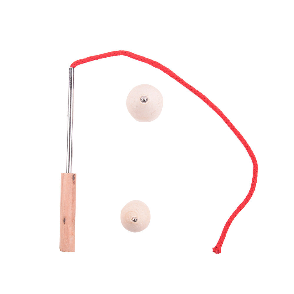 Wooden Spinning Top Set