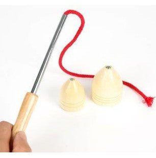 Wooden Spinning Top Set
