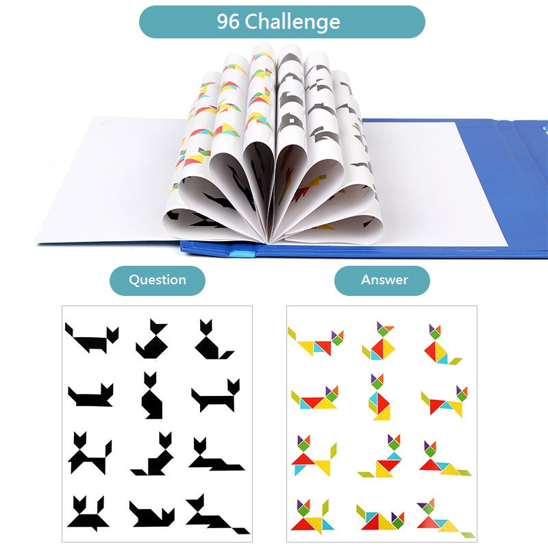Magnetic Woodiness Tangram