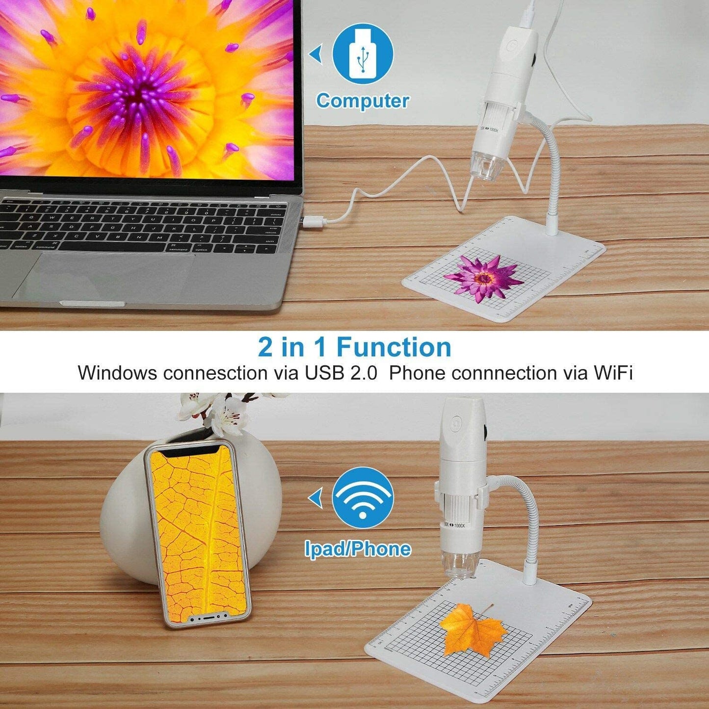 1000X Wireless Handheld Digital Microscope