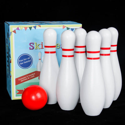 Wooden Bowling Set