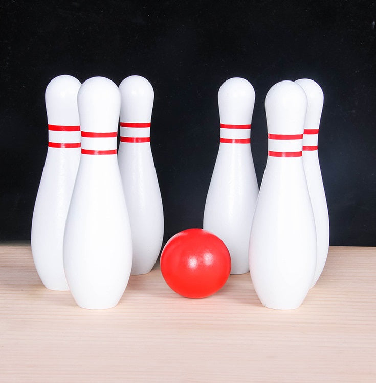 Wooden Bowling Set