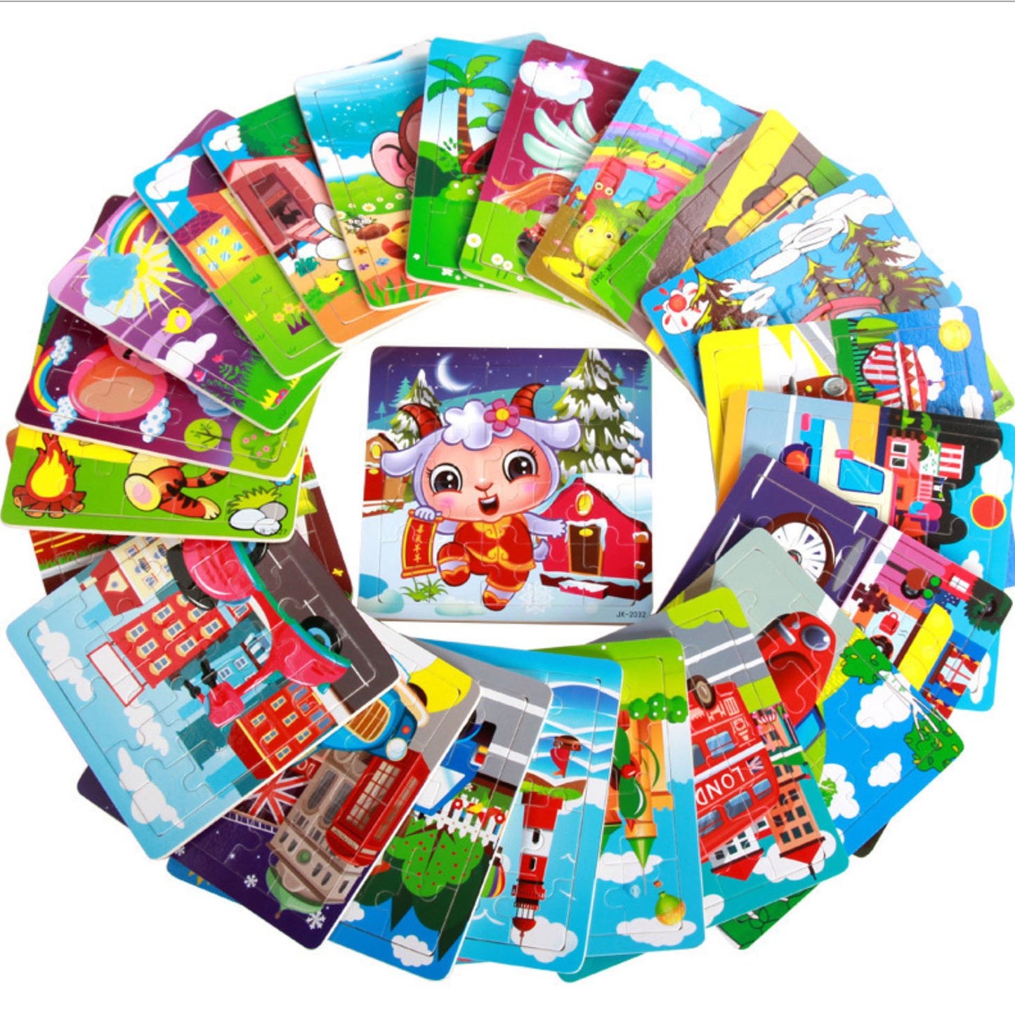 20pcs Wooden Puzzle