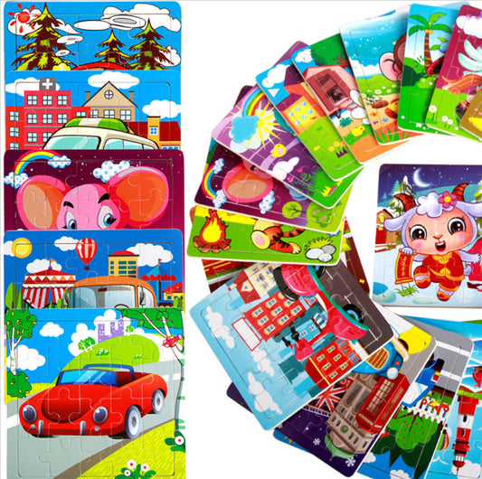 20pcs Wooden Puzzle