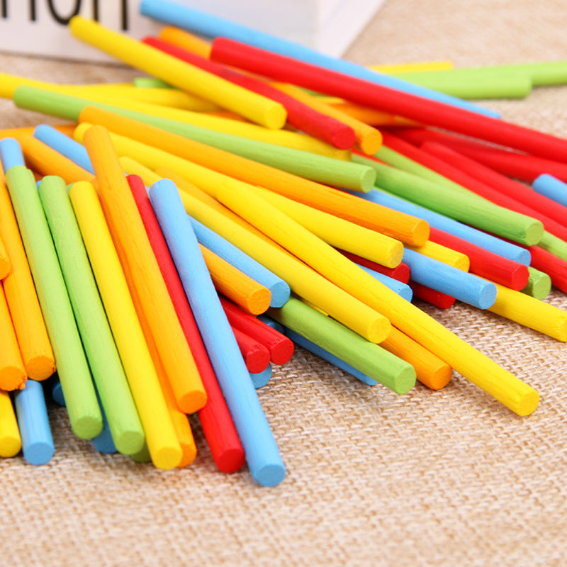 100pcs Wooden Counting Sticks