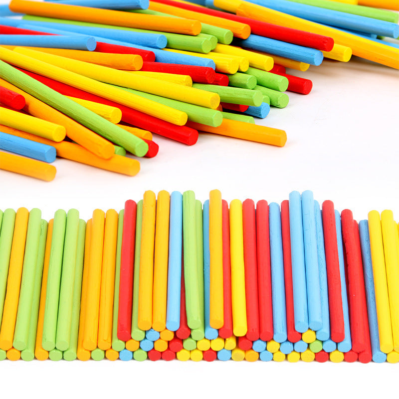 100pcs Wooden Counting Sticks