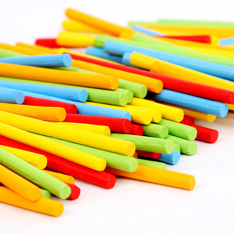 100pcs Wooden Counting Sticks